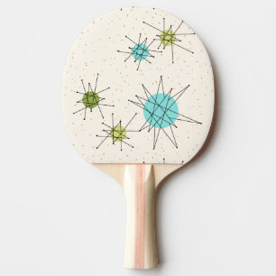 Ikoniska atomstjärnor Ping Pong Paddle Pingisracket