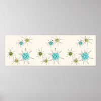Ikoniska atomstjärnor Poster