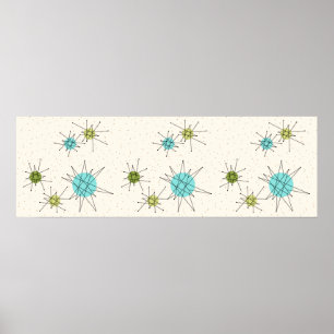 Ikoniska atomstjärnor Poster