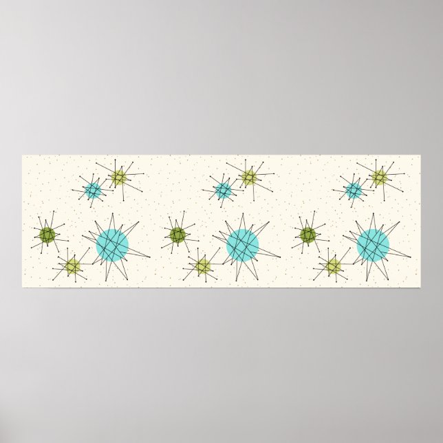 Ikoniska atomstjärnor Poster (Framsidan)