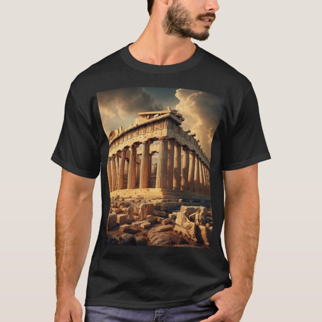 "Ikoniska intryck: historikmonumentsamling T Shirt (Framsida)