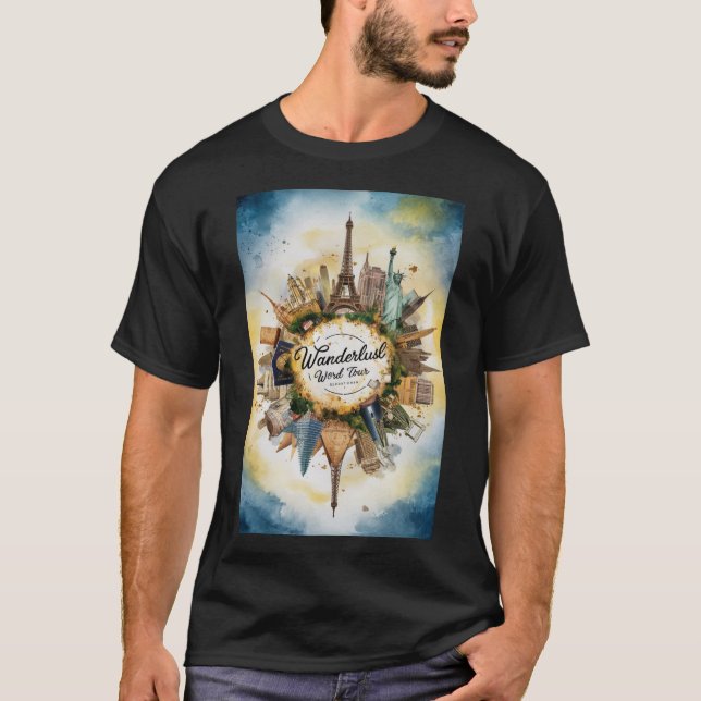 Ikoniska landmärken t shirt (Framsida)