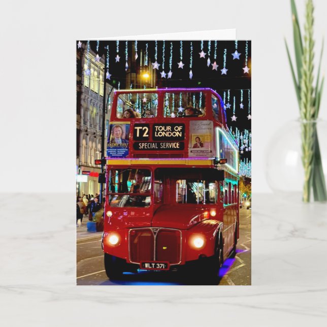 Ikoniska London - Jul  Kort (Framsida)