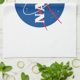 Ikoniska NASA-kökshanddukar (Rocket White) Kökshandduk