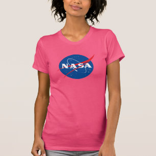 Ikoniska NASA Kvinnor i Slim T-Shirt (Sunset Rosa)