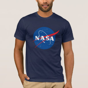 Ikoniska NASA Passande Cotton T-Shirt (Nattblått H