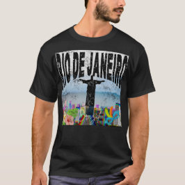 Ikoniska Rio - Stadsscen och karnevalskonst T Shirt