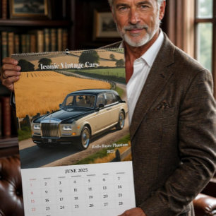 Ikoniska veteranbilar kalender