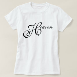 Ikoniskt, chic och minimalistiskt Heaven-manus T Shirt