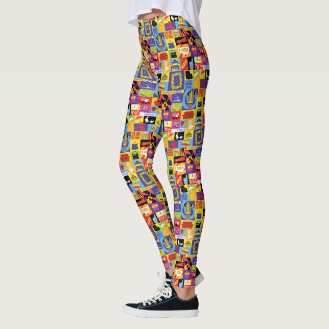 Ikoniskt FRIENDS™ Mönster Leggings (Vänster)
