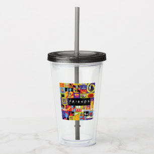Ikoniskt FRIENDS™ Mönster Take Away Mugg