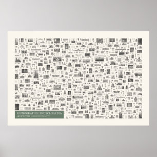 Ikonografi - Arkitektur Figurer Poster