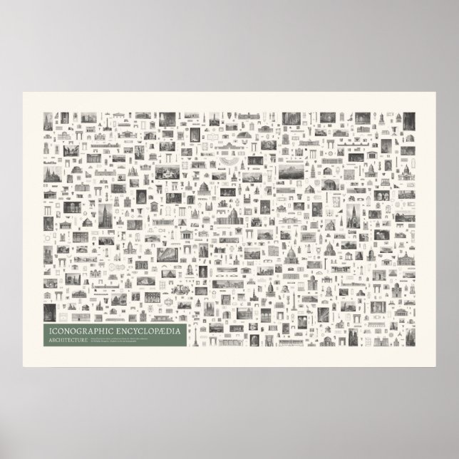 Ikonografi - Arkitekturfigurer Poster (Framsidan)
