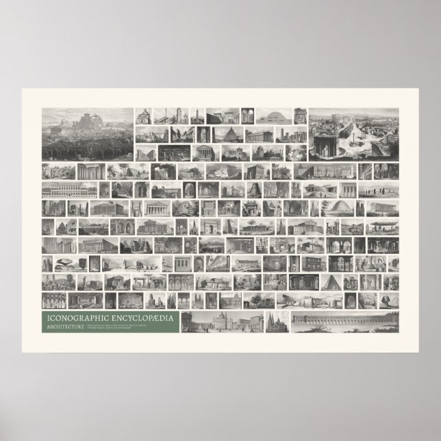 Ikonografi - Arkitekturscener Poster (Framsidan)