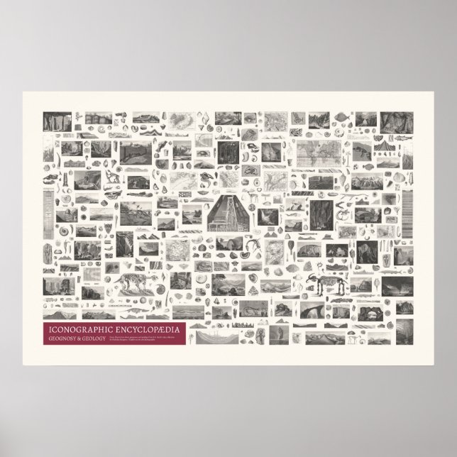 Ikonografi - Geognosi & Geologi Poster (Framsidan)
