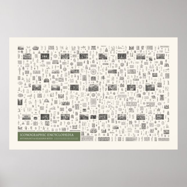 Ikonografi - Mytologi & Religiösa Rites Poster (Framsidan)