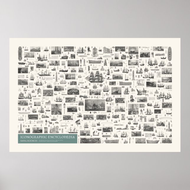 Ikonografi - Naval Sciences Figurer Poster (Framsidan)