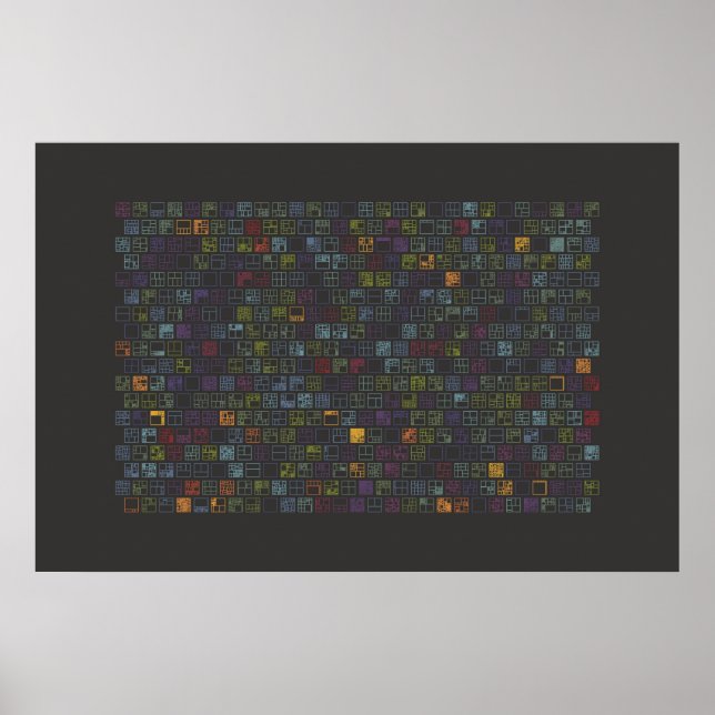Ikonografidataart - Block Poster (Framsidan)