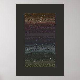 Ikonografiska data Art - Ridges Poster