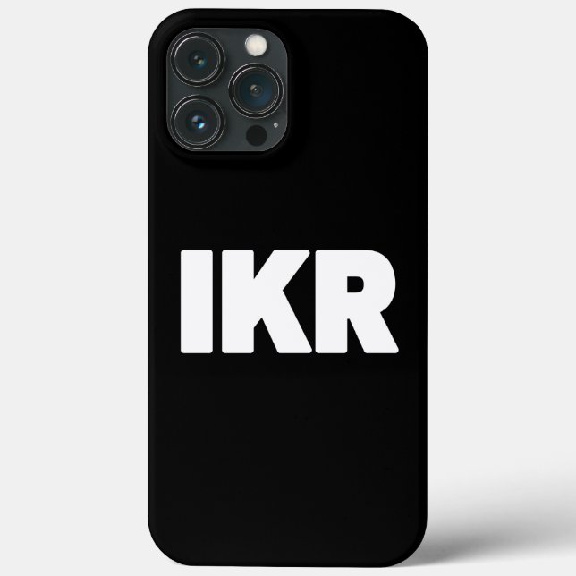 IKR | Text Slang Fodral-Mate iphone case (Baksida)