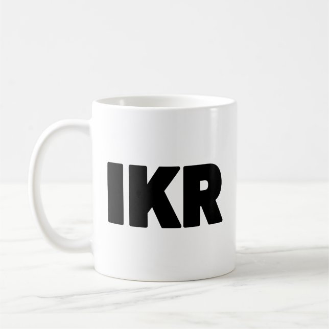 IKR | Text Slang Kaffemugg (Vänster)