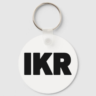IKR Text Slang Nyckelring