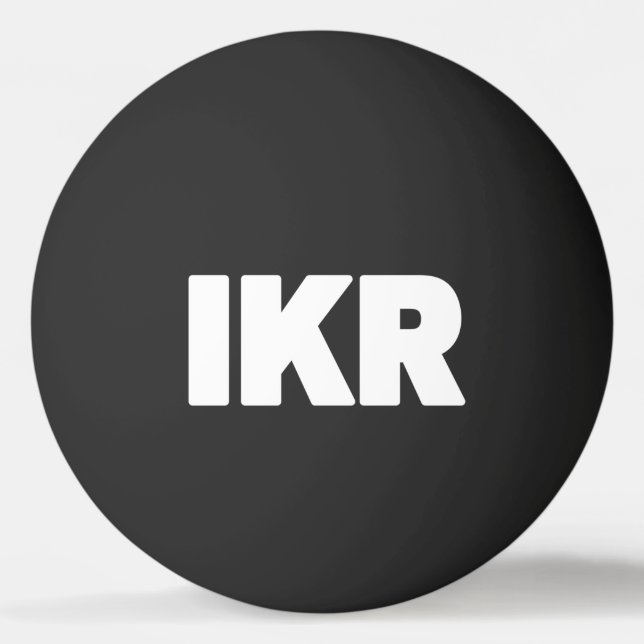 IKR | Text Slang Ping Pong Boll (Framsidan)