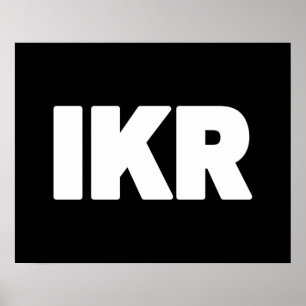 IKR   Textslang Poster