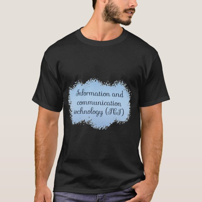 IKT - Informations- och kommunikationsteknik T Shirt (Framsida)