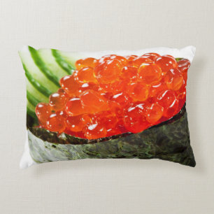 Ikura (laxfiskrom) Gunkan Maki Sushi Prydnadskudde