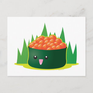 Ikura Sushi Vykort