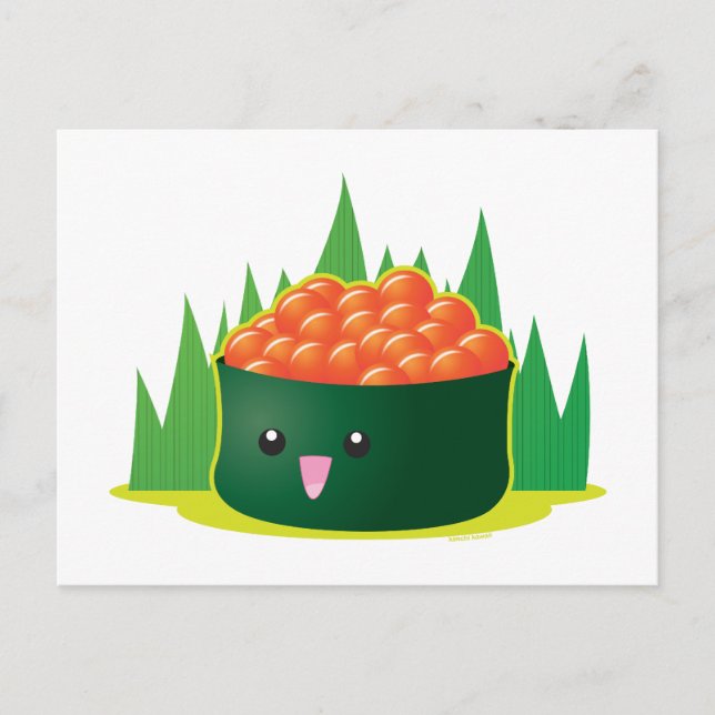 Ikura Sushi Vykort (Framsida)
