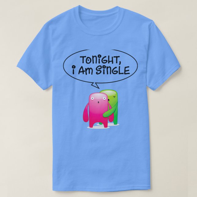 Ikväll är jag ensam 3 t shirt (Design framsida)