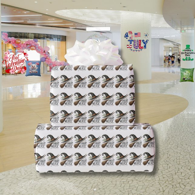 Ikväll Fly Halloween Presentpapper (Skapare uppladdad)