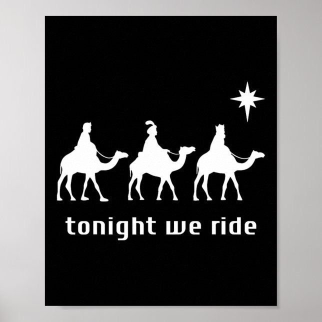 Ikväll jul Ride Manar med Camel Ride Chri Poster (Framsidan)