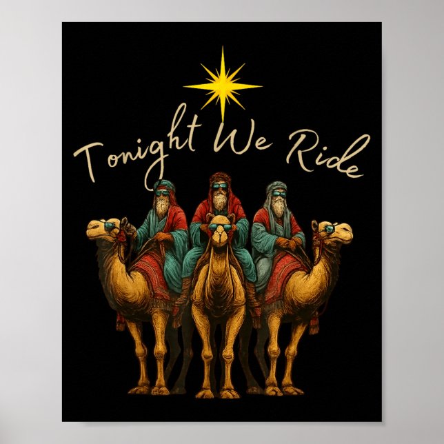 Ikväll rider vi de tre vise männen julens födelse  poster (Framsidan)