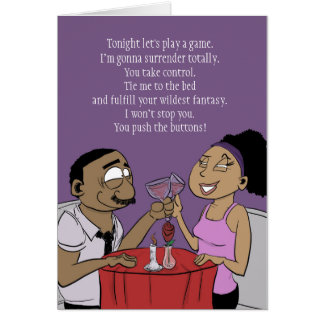 Ikvällen är DIN natt Hälsningskort