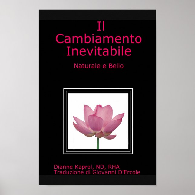 il cambiamento oundvikitabile: naturale e bello poster (Framsidan)
