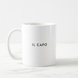 Il Capo | Chef | Anpassningsbar Italienska kaffe M Kaffemugg