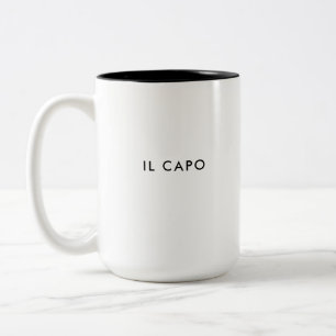 Il Capo Chef Anpassningsbar Italienska kaffe M Två-Tonad Mugg