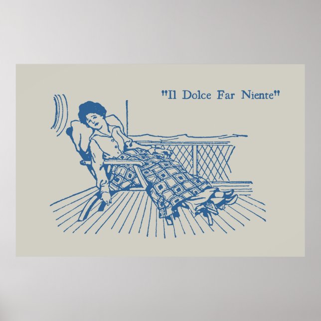 Il Dolce Far Niente Poster (Framsidan)