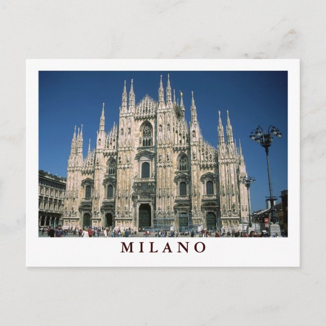 "Il Duomo, Milano" vykort (Framsida)