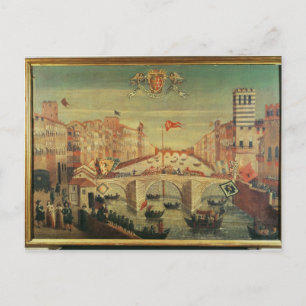 Il Gioco del Ponte dei Pisani Vykort