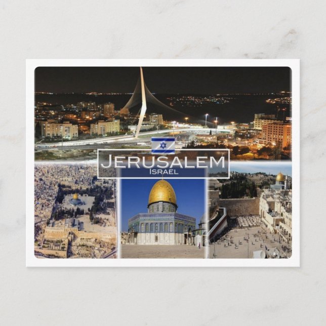 IL Israel - Jerusalem - Vykort (Framsida)