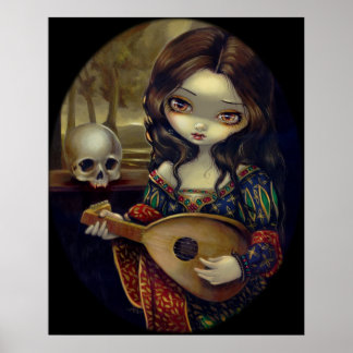 Il Liuto ART PRINT Vampire w/ Lute Poster