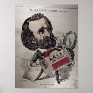 Il Maestro', karikatyr av italienska Poster