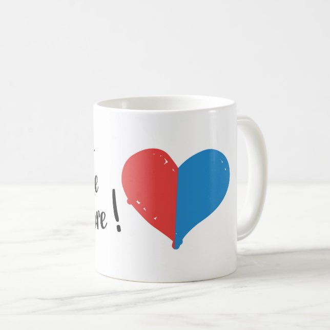 Il mio cantone del cuore Ticino Kaffemugg (Framsida höger)