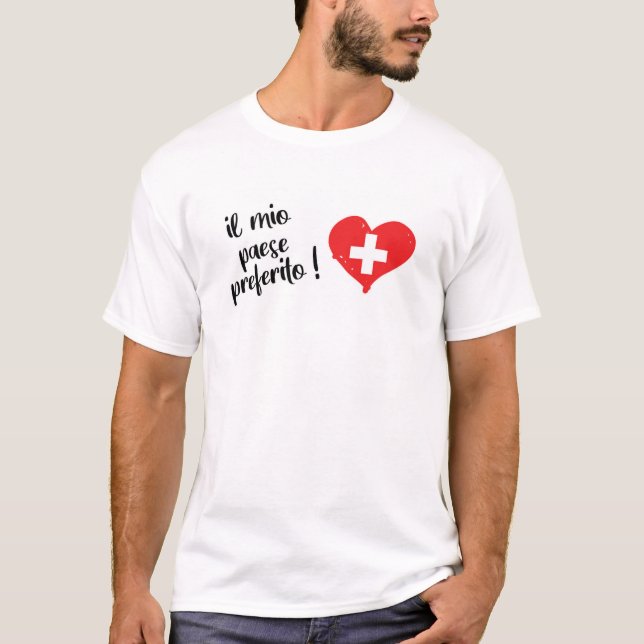 Il mio paese preferito t shirt (Framsida)
