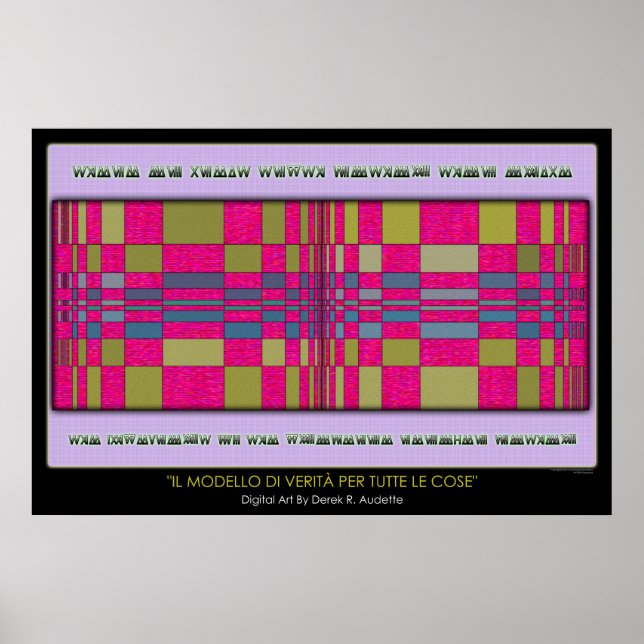 Il Modello Di Verita Per Tutte Le Cose Poster (Framsidan)