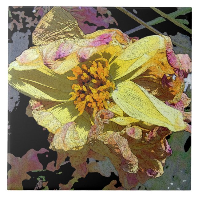 "il passaggio di fiori" kakelplatta (Framsidan)
